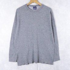 画像1: 90's duofold USA製 無地 2PLYカットソー L (1)