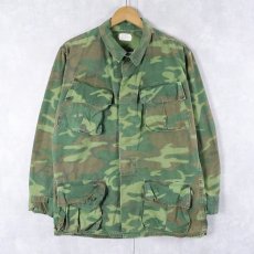 画像1: 60's U.S.ARMY ERDL迷彩 "グリーンリーフ" ファティーグジャケット SMALL-REGULAR (1)