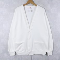 画像1: 90's JERZEES USA製 スウェットカーディガン ONE SIZE (1)