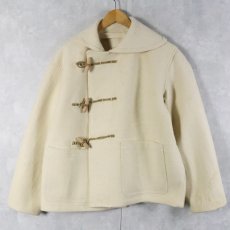 画像1: 40's WWII ROYAL NAVY DUFFLE COAT SIZE1 (1)