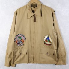 画像1: 40's U.S.NAVY M-421A SUMMER FLIGHT JACKET SIZE42 (1)