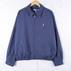 画像1: POLO Ralph Lauren チンスト付き ポリエステル スイングトップ L (1)