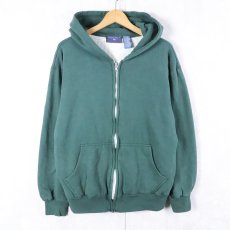 画像1: 90's Coleman 裏サーマル スウェットジップパーカー L (1)