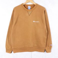 画像1: 90's Champion REVERSE WEAVE USA製 前V ロゴ刺繡 スウェット M (1)