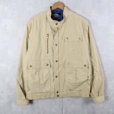 画像1: Weather Watcher BY PACIFIC TRAIL ポリエステル×コットン ジップジャケット L (1)