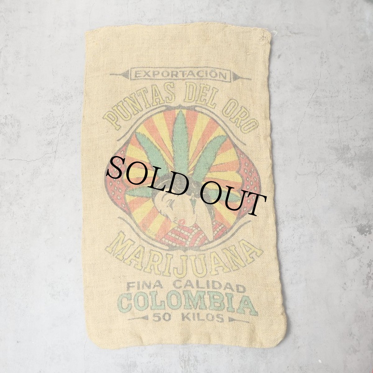 画像1: PUNTAS DEL ORO MARIJUANA フードサック (1)