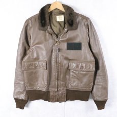 画像1: 80's U.S.NAVY G-1フライトジャケット SIZE42 (1)