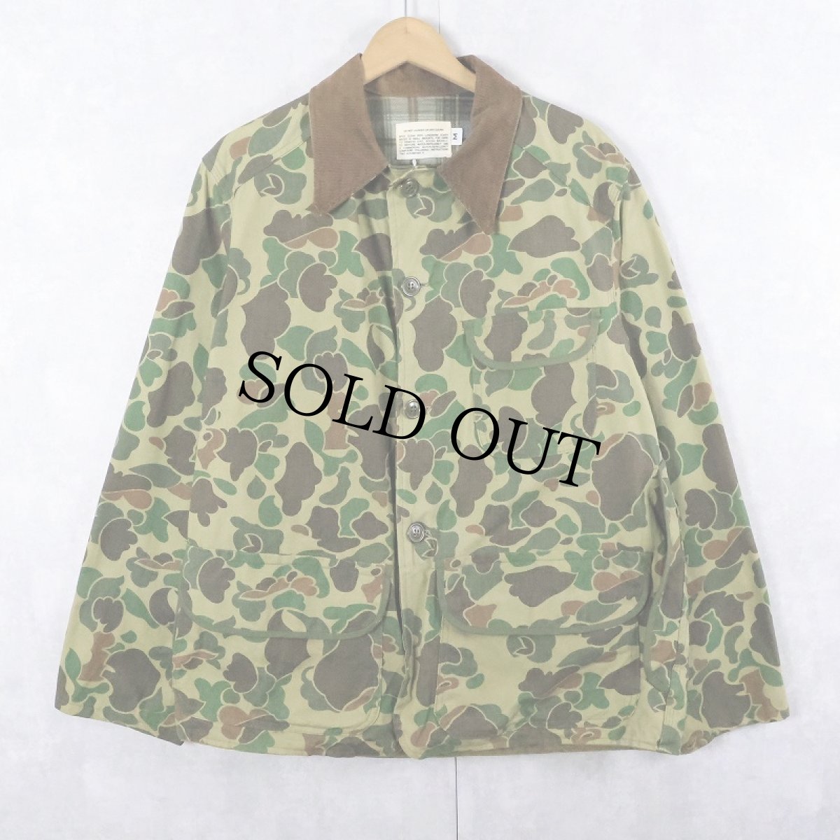 画像1: ダックハンターカモ柄 ハンティングジャケット M (1)