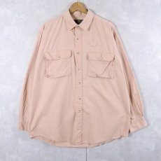 画像1: 90's ORVIS コットンフィッシングシャツ L (1)