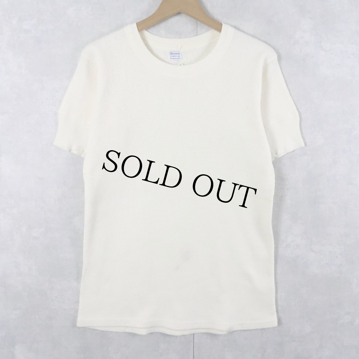 画像1: 60's Sears サーマルTシャツ XL (1)
