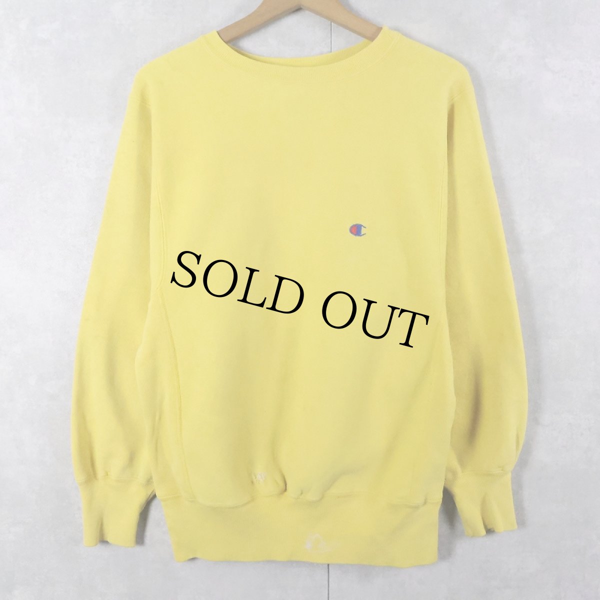 画像1: 90's Champion REVERSE WEAVE USA製 目付きスウェット M (1)