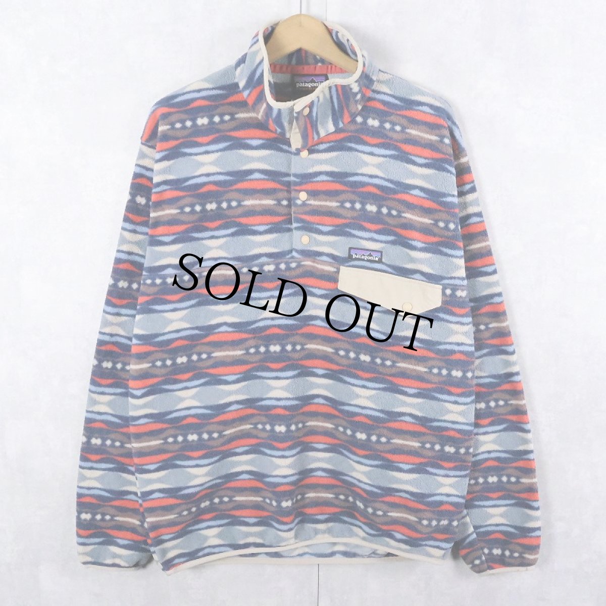 画像1: 2022SS Patagonia 総柄 スナップT M (1)