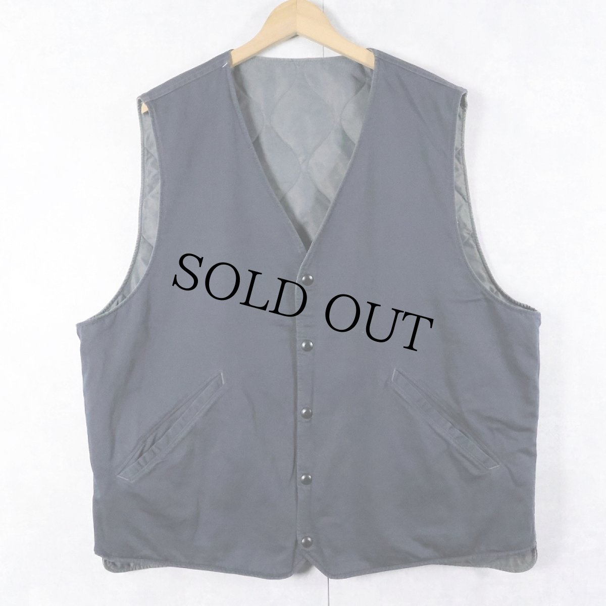 画像2: Ralph Lauren RRL リバーシブル キルティングベスト XXL (2)