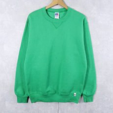 画像1: 90's RUSSELL ATHLETIC USA製 前V 無地スウェット M (1)