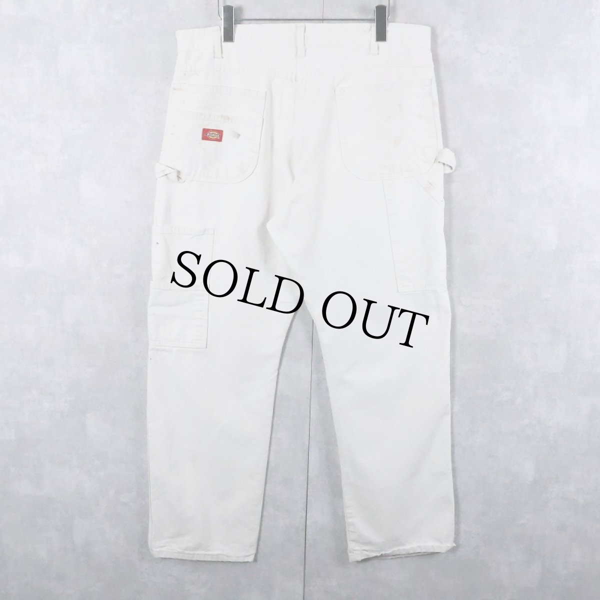 画像1: Dickies ペンキペイント ペインターパンツ W37 (1)