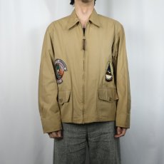 画像3: 40's U.S.NAVY M-421A SUMMER FLIGHT JACKET SIZE42 (3)