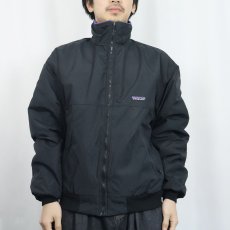 画像2: 80's Patagonia USA製 シェルドシンチラジャケット BLACK M (2)