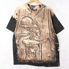 画像1: 90's MOSQUITOHEAD USA製 大判 手刷りプリントTシャツ XL (1)