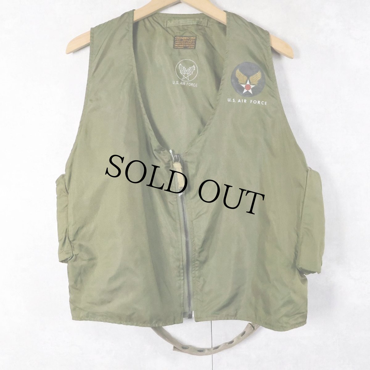 画像1: 50's U.S.AIR FORCE E-1 ラジオベスト LARGE (1)