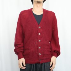 画像2: 60's ARROW モヘアニットカーディガン M (2)
