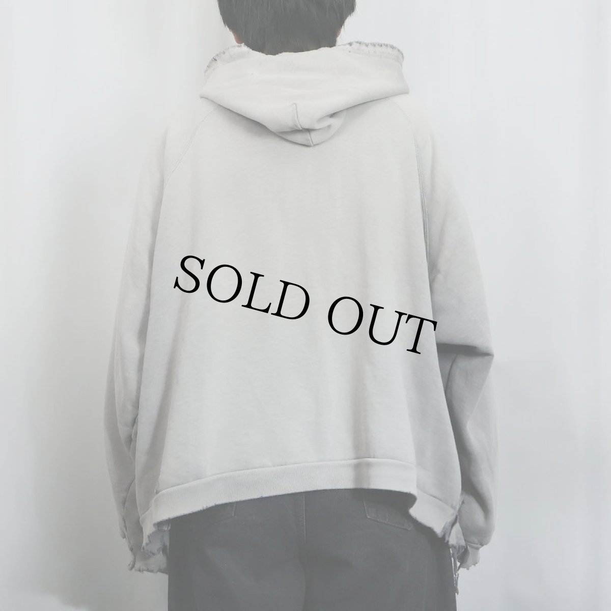 画像3: 60's 裏サーマル フェード スウェットジップパーカー (3)