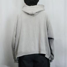 画像3: 60's 裏サーマル フェード スウェットジップパーカー (3)