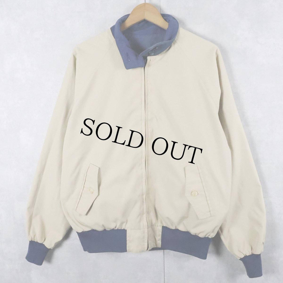 画像2: 80〜90's Eddie Bauer リバーシブル コットン×ポリエステルスイングトップ M (2)