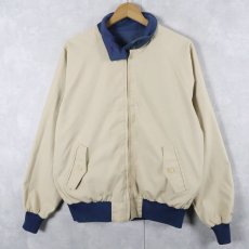 画像2: 80〜90's Eddie Bauer リバーシブル コットン×ポリエステルスイングトップ M (2)