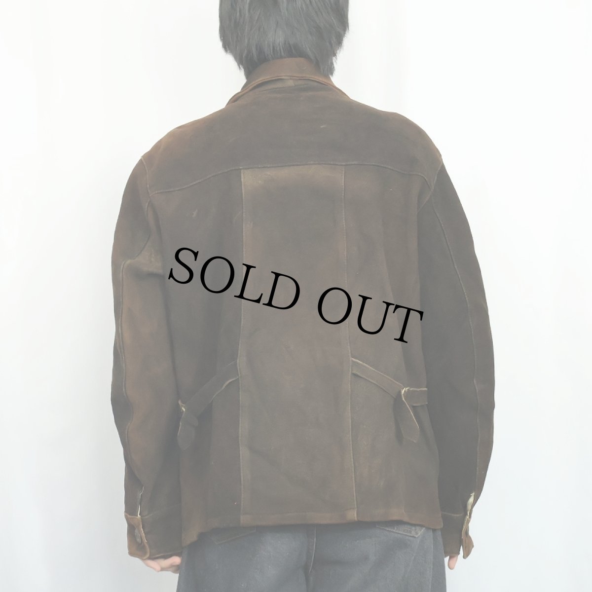 画像3: 50〜60's Mid-Western スエードレザージャケット SIZE42 (3)