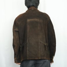 画像3: 50〜60's Mid-Western スエードレザージャケット SIZE42 (3)