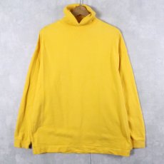 画像1: 90's GAP 無地 タートルネックロンT (1)