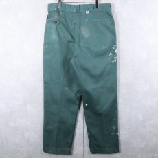 画像2: 80's Dickies USA製 ペンキペイント 874 ワークパンツ W36 (2)