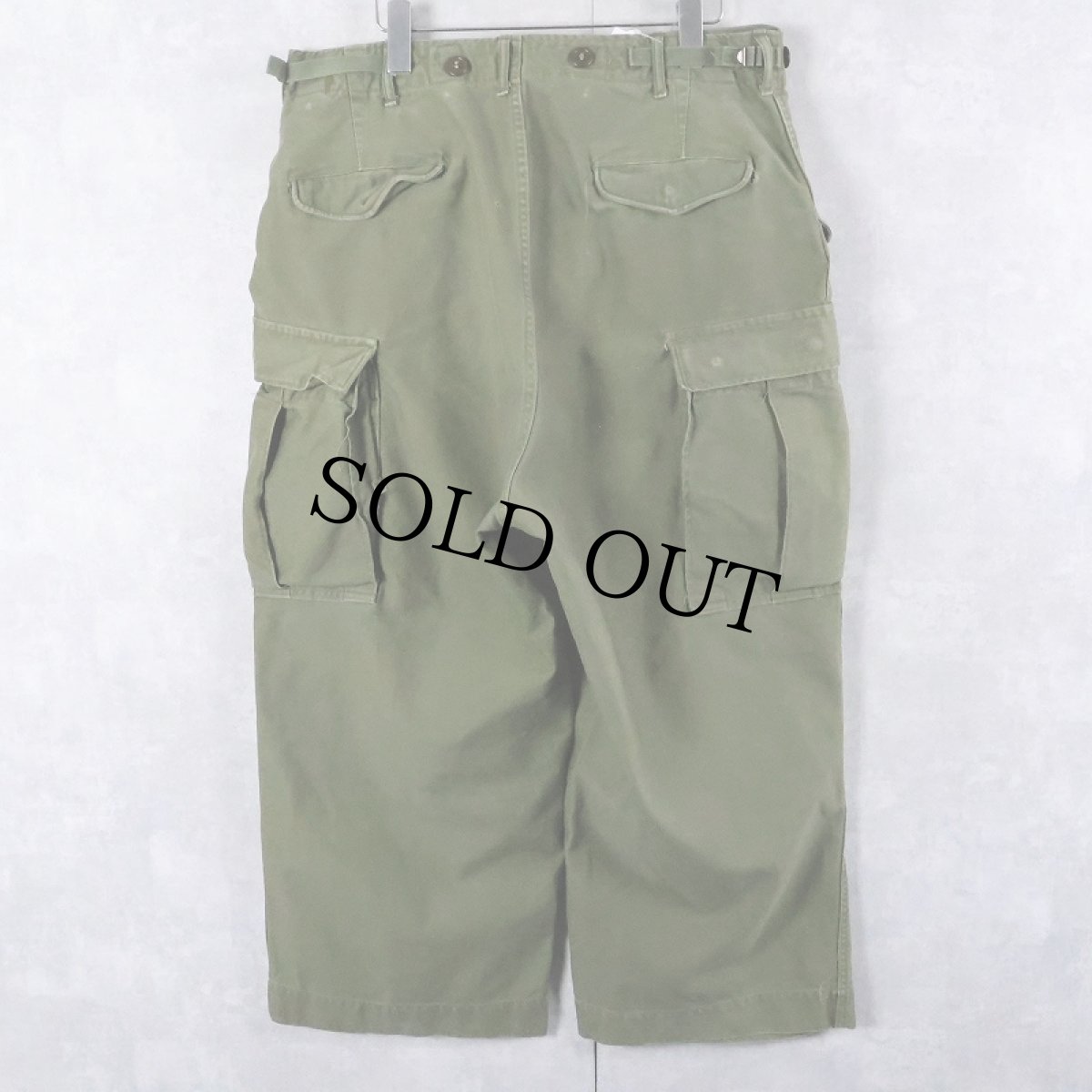 画像2: 【SALE】 50's U.S.ARMY M-51 フィールドパンツ LONG-MEDIUM (2)