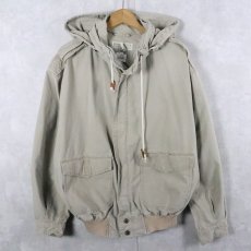 画像1: 90's BANANA REPUBLIC コットンジップジャケット S (1)