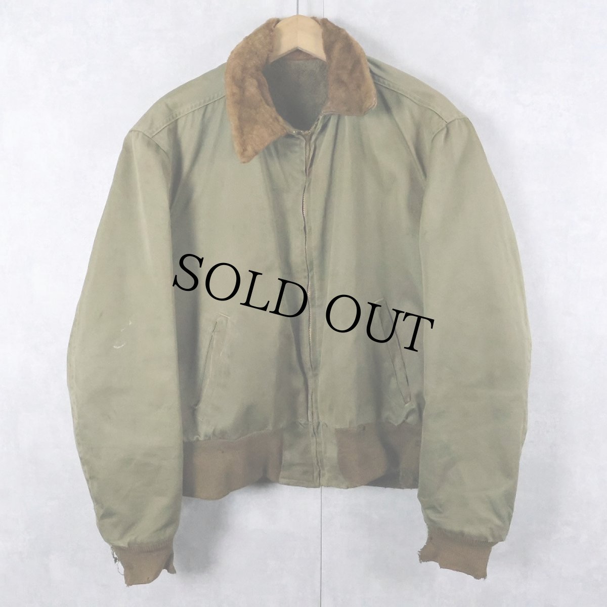 画像1: 40's 民間品 B-15 フライトジャケット (1)