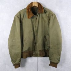 画像1: 40's 民間品 B-15 フライトジャケット (1)