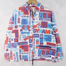 画像1: 60〜70's Sir Jac ポップアート 総柄コットンジャケット M (1)