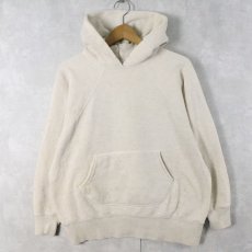 画像1: 50's BRENT 無地ラグランスウェットフーディー L (1)