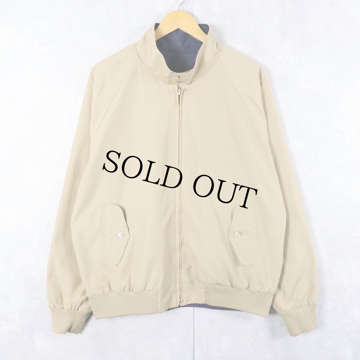 画像1: 80〜90's LANDS' END リバーシブル スイングトップ L (1)