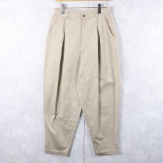 画像1: R.M. Williams 1タック ポリエステル×コットンパンツ W29 (1)