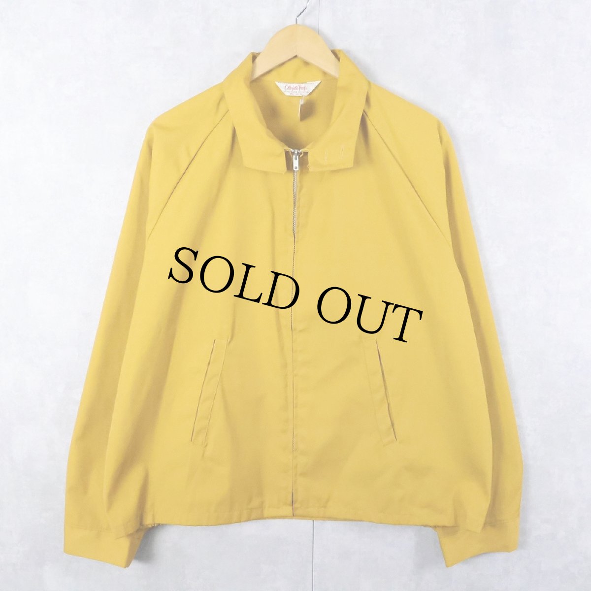 画像2: 60's Collegiate-Pacific "JAYCEES" フロッキープリント ドリズラージャケット XL (2)