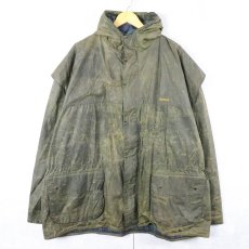 画像1: 90's Barbour ENGLAND製 "DURHAM" オイルドジャケット 3ワラント  (1)