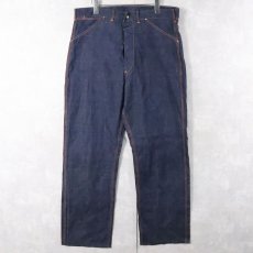 画像2: 50〜60's FULL CUP USA製 デニムペインターパンツ DEADSTOCK W36 (2)