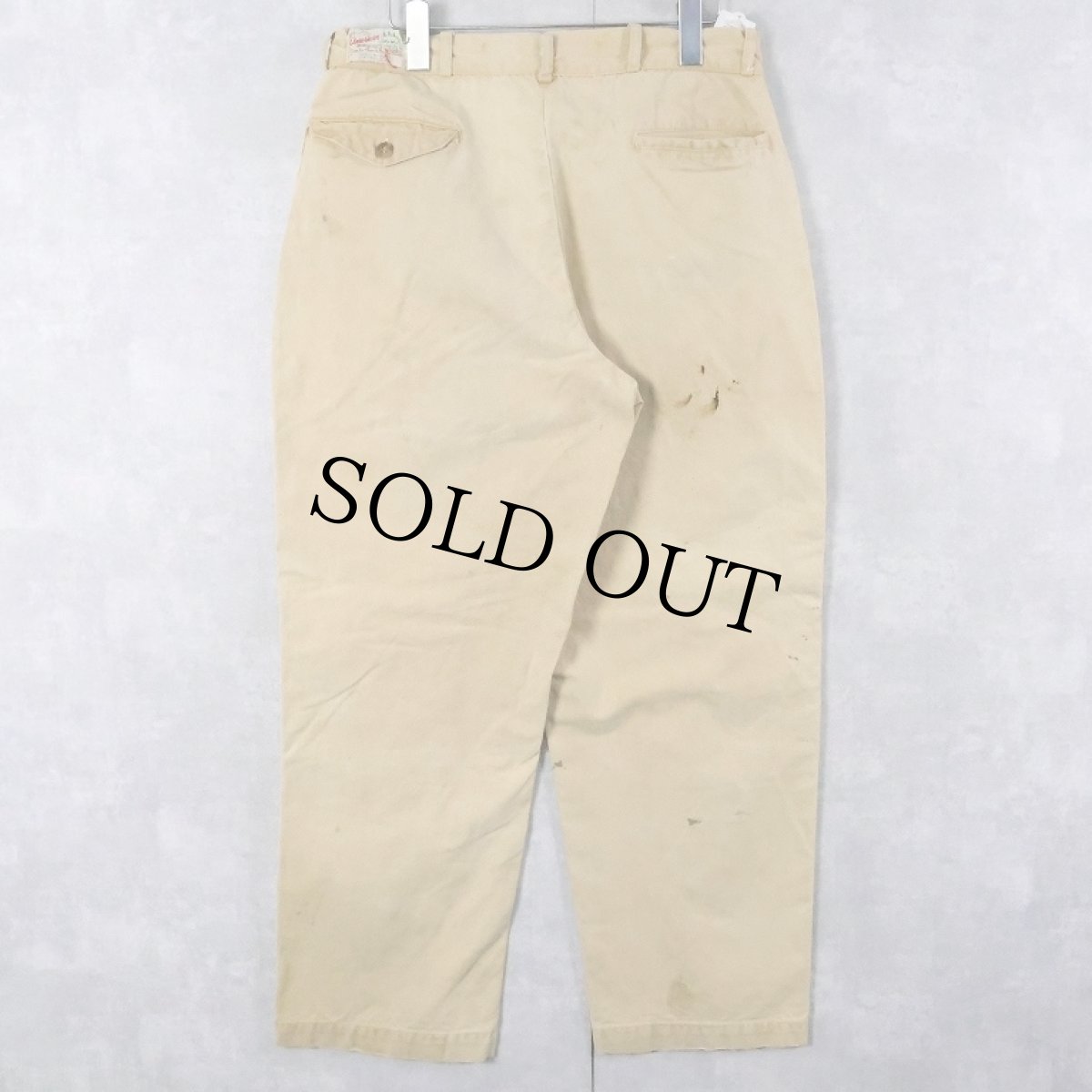 画像2: 50's EMPIRE MFG. CORP. ダックワークパンツ W31 (2)