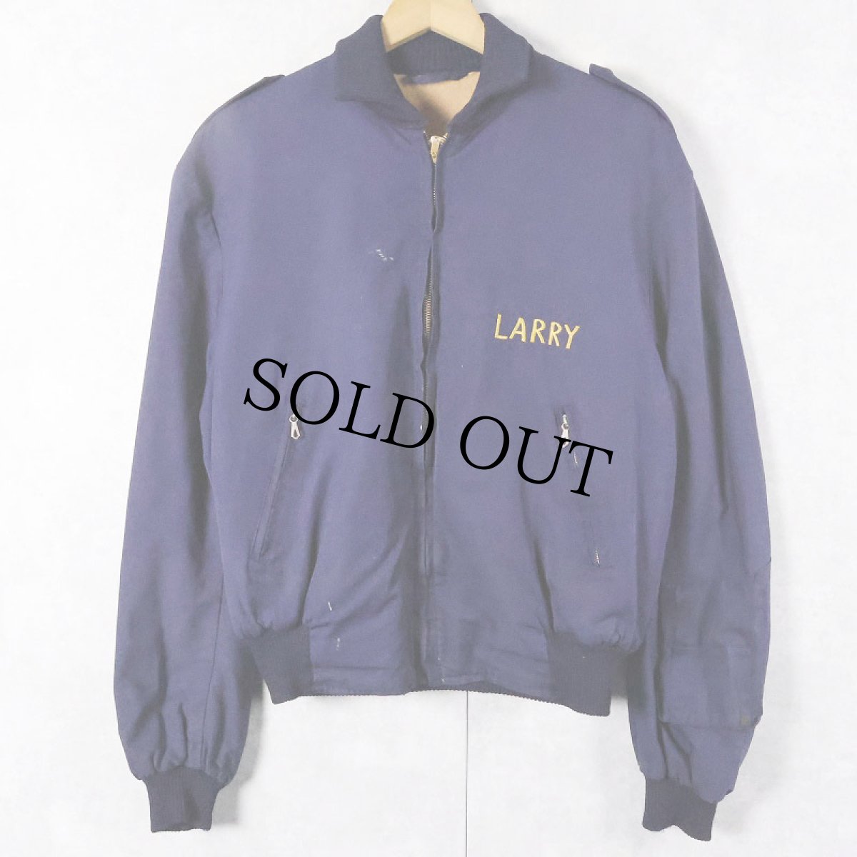 画像2: 50's U.S.AIR FORCE "BIRKENFELD-AIR BASE" 刺繍入り スーベニアジャケット SIZE48 (2)