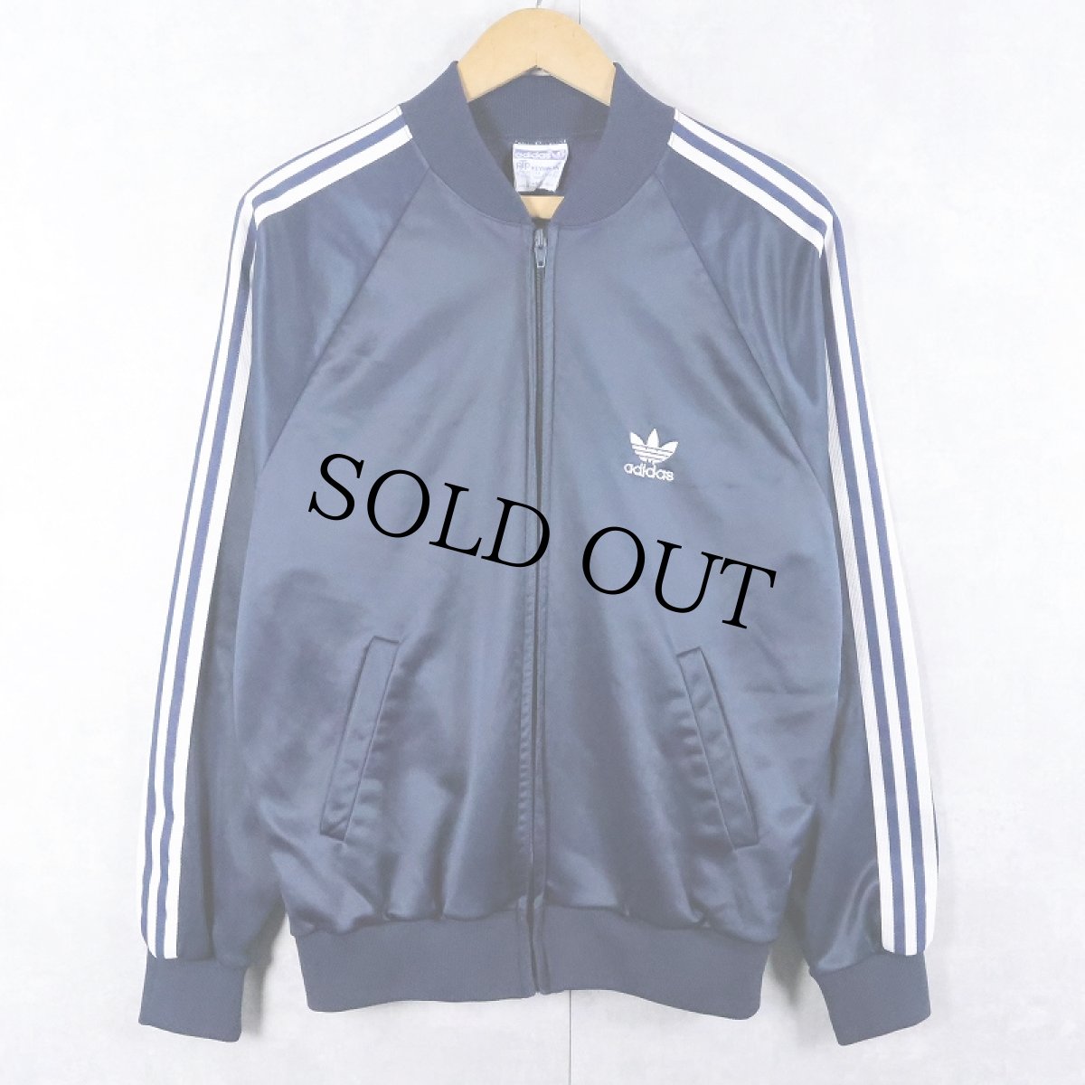 画像1: 80's adidas USA製 ATP トラックジャケット NAVY M (1)