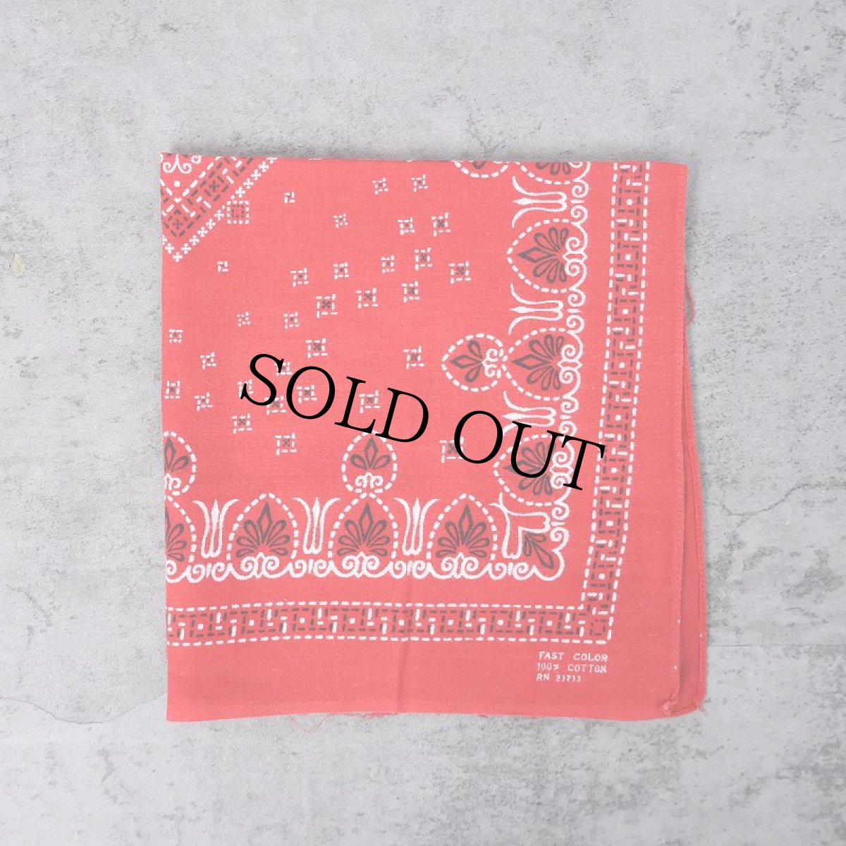 画像1: 60's FAST COLOR 総柄 バンダナ (1)