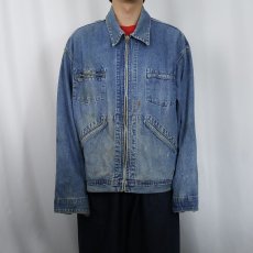 画像2: 70〜80's OSH KOSH USA製 デニムジップジャケット SIZE50R (2)