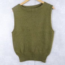 画像1: 40's U.S.ARMY ウールニットベスト (1)