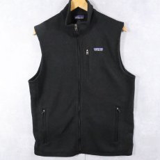 画像1: 2022AW patagonia ベターセーターベスト BLACK M (1)